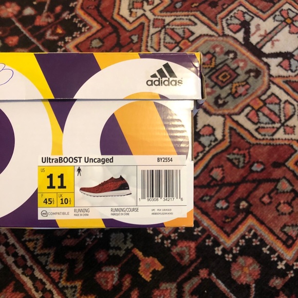 SOLD Adidas Ultraboost Uncaged Core Red/Black SOLD - Picture 2 of 7